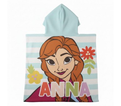 Poncho toalla Frozen Disney microfibra