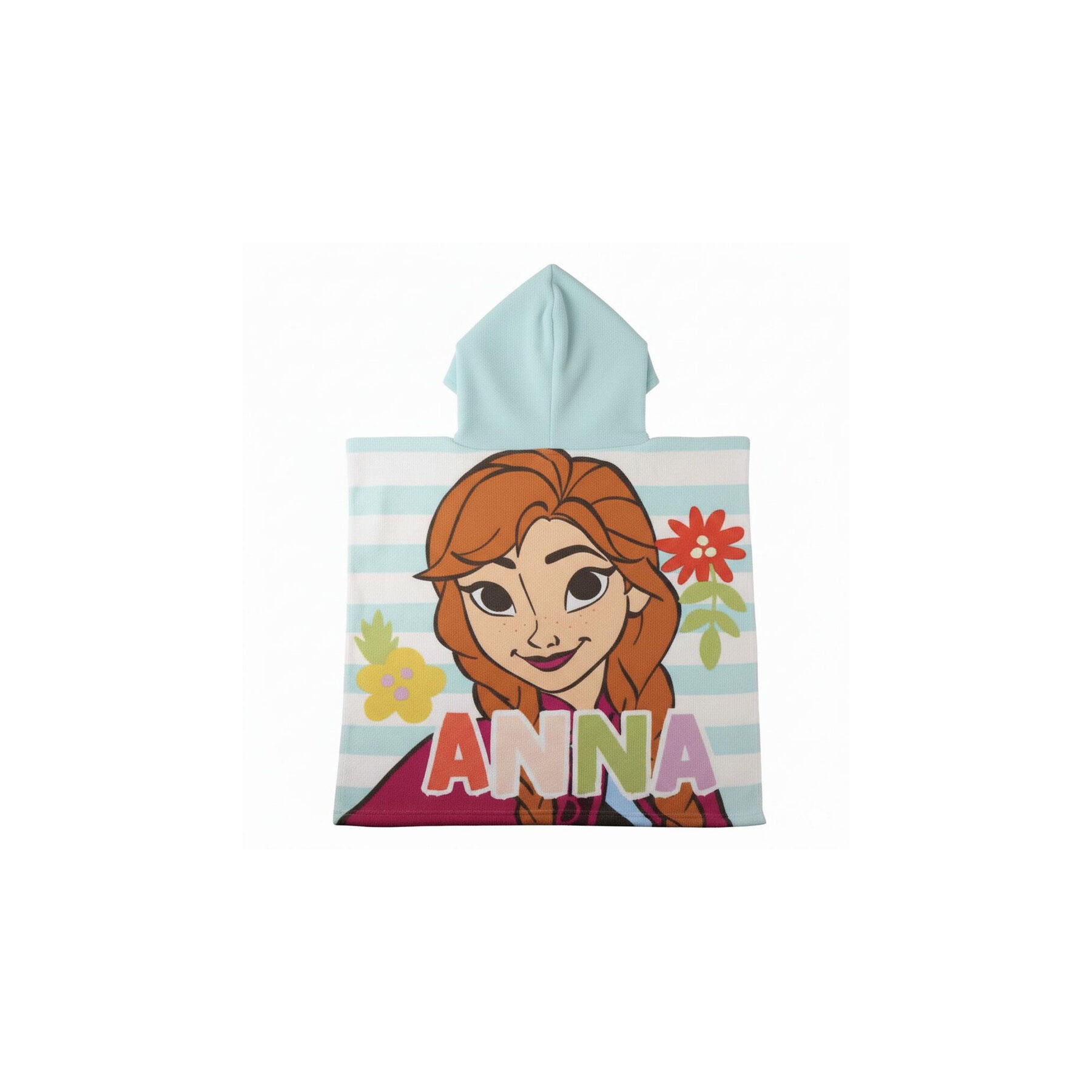 Poncho toalla Frozen Disney microfibra