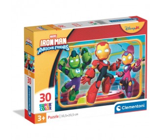 Puzzle Iron Man y Su Superequipo Marvel 30pzs