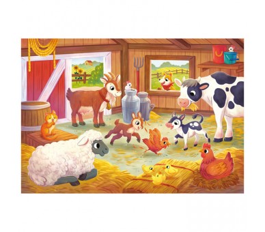 Puzzle Granja 2x20pzs