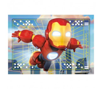 Puzzle Iron Man y Su Superequipo Marvel 2x20pzs