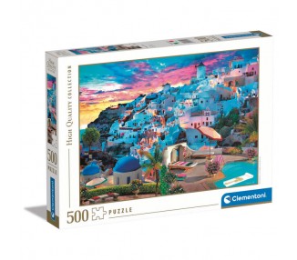 Puzzle Vista de Grecia 500pzs