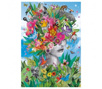 Puzzle La Cabeza en la Selva 500pzs