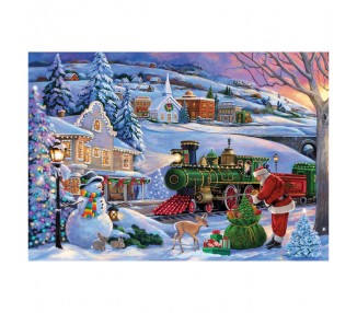 Puzzle Tren de la Navidad 500pzs