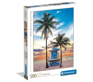 Puzzle Playa Miami Florida 500pzs