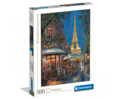 Puzzle Noche en el Cafe Eiffel 500pzs
