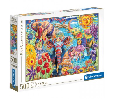 Puzzle El Carnaval de los Elefantes 500pzs