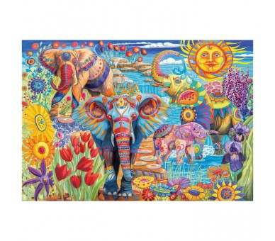 Puzzle El Carnaval de los Elefantes 500pzs