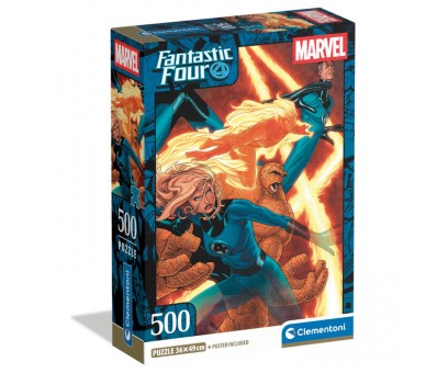 Puzzle Los 4 Fantasticos Marvel 500pzs