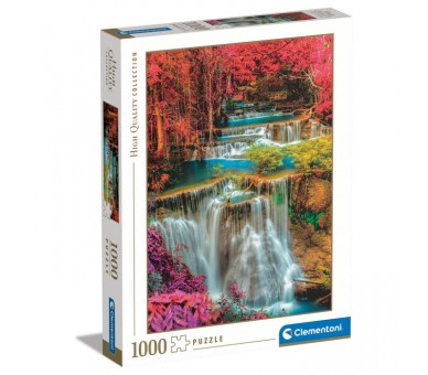 Puzzle Coloridas Cataratas Tailandesas 1000pzs