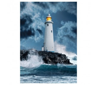 Puzzle Faro en la Tormenta 1000pzs