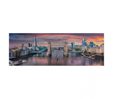 Puzzle Panorama Al Otro Lado del Rio Tamesis 1000pzs