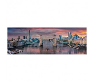 Puzzle Panorama Al Otro Lado del Rio Tamesis 1000pzs