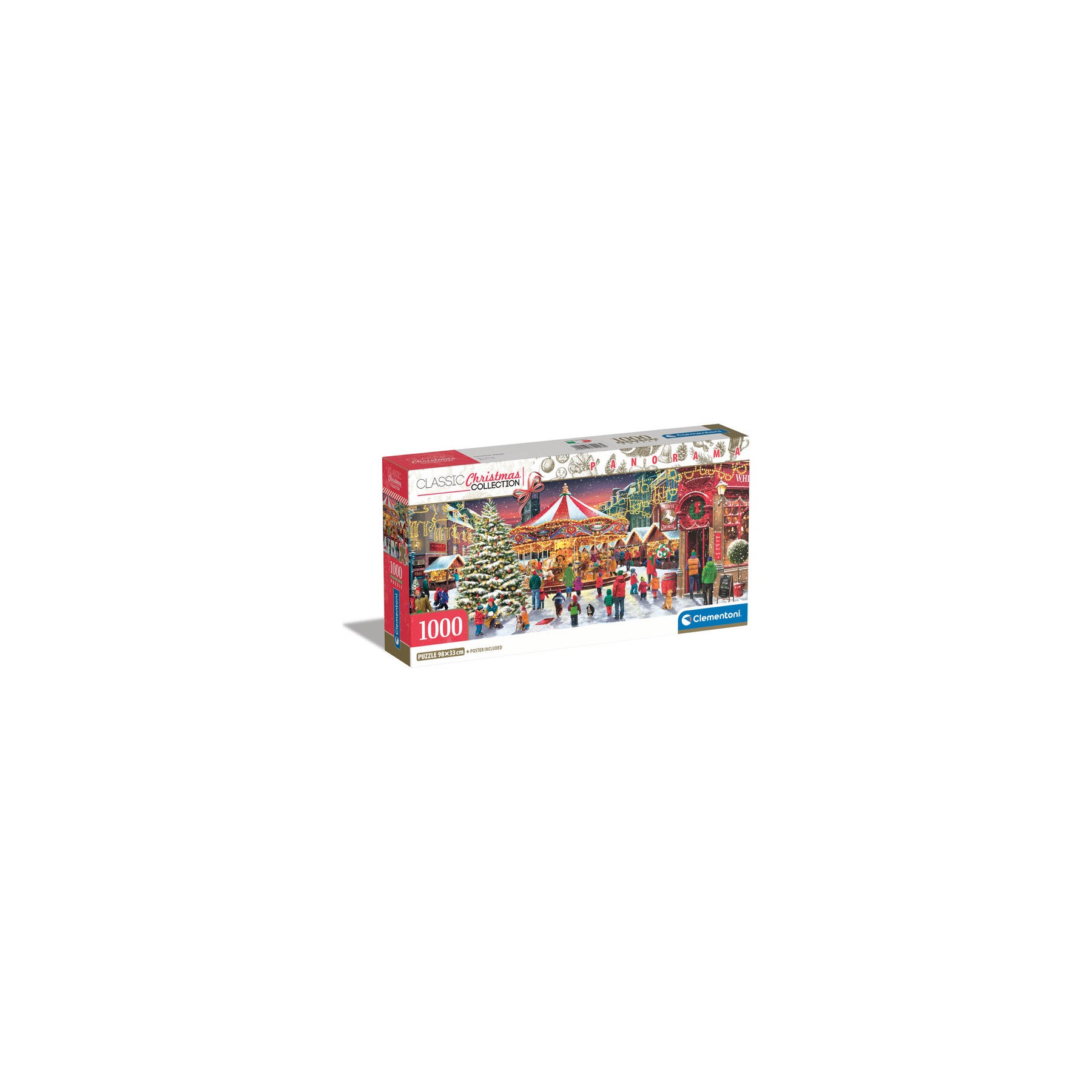 Puzzle Panorama Pueblo de Navidad 1000pzs