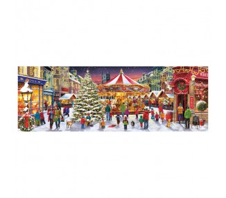 Puzzle Panorama Pueblo de Navidad 1000pzs