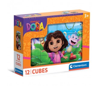 Puzzle cubo Dora la Exploradora 12pzs