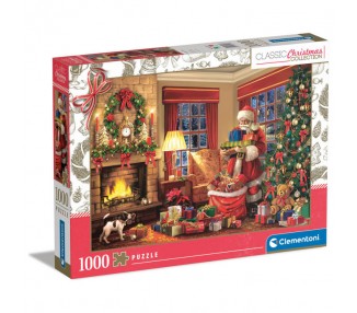Puzzle La Visita de Papa Noel 1000pzs