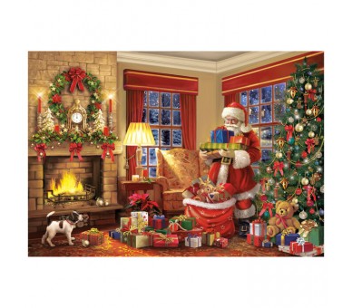 Puzzle La Visita de Papa Noel 1000pzs