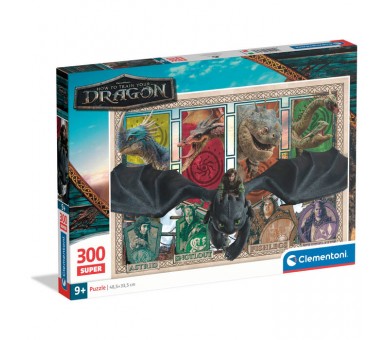 Puzzle Como Entrenar a tu Dragon 300pzs