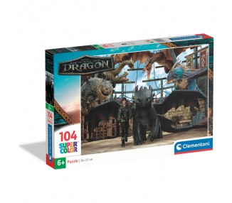 Puzzle Como Entrenar a Tu Dragon 104pzs