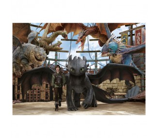 Puzzle Como Entrenar a Tu Dragon 104pzs
