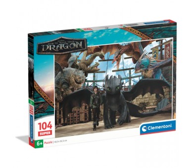 Puzzle Como Entrenar a Tu Dragon 104pzs