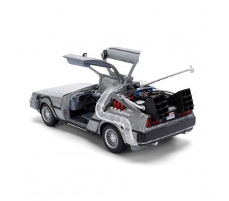Replica DLorean Hollywood Rides Time Machine 40th Anniversary Regreso al Futuro
