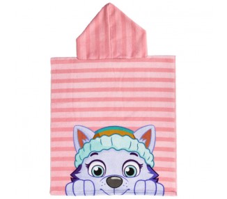 Poncho toalla Patrulla Canina Paw Patrol microfibra