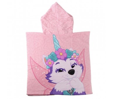 Poncho toalla Patrulla Canina Paw Patrol microfibra
