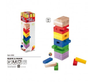 Juego Block & Block colores 54pz