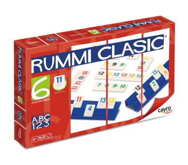 Juego Rummiclasic 6 Jugadores Plus