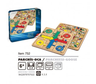 Parchis Oca madera