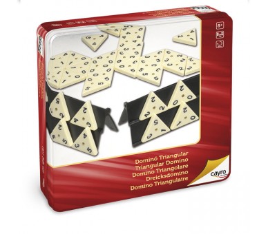 Domino Triangular caja metal