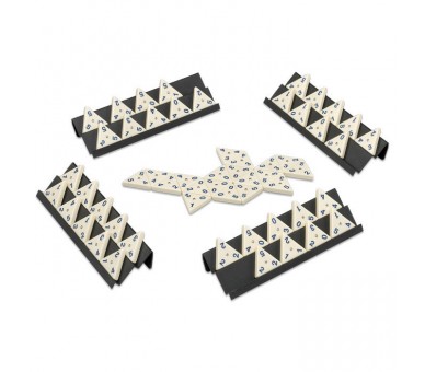 Domino Triangular caja metal