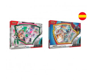 Blister juego cartas coleccionables Ferropaladin & Bramaluna Pokemon español surtido