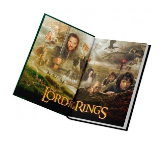 Cuaderno A5 One Ring To Rule Them All El Señor de los Anillos con luz