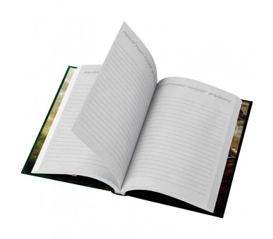 Cuaderno A5 One Ring To Rule Them All El Señor de los Anillos con luz