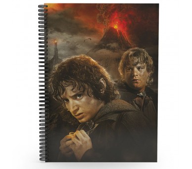 Cuaderno 3D Frodo and Sam El Señor de los Anillos