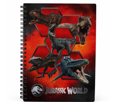 Cuaderno 3D Carnivorous Jurassic World
