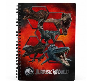 Cuaderno 3D Carnivorous Jurassic World