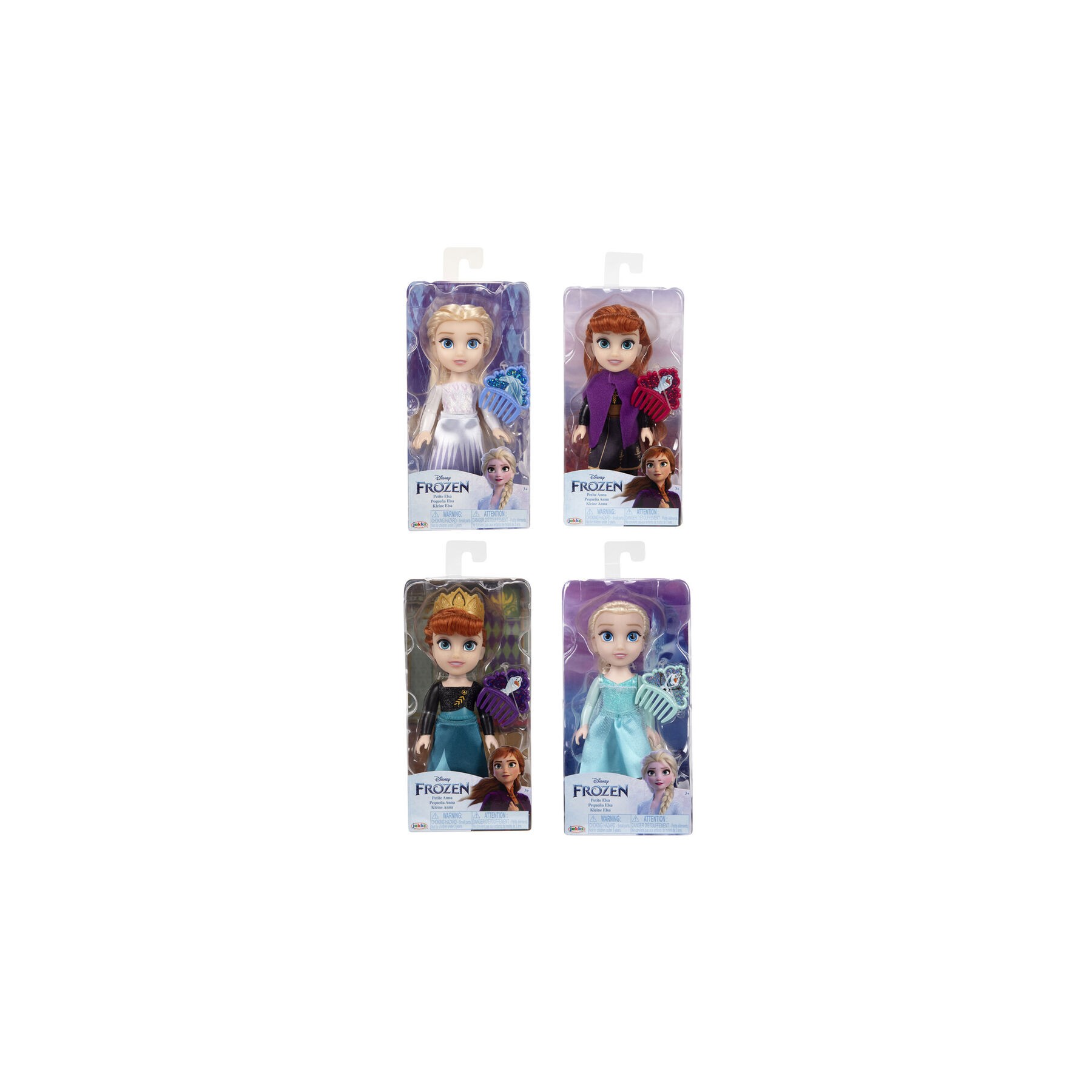 Pack 8 Muñecas Frozen 2 Disney 15cm surtido
