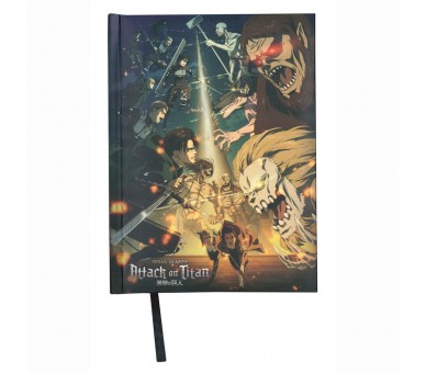 Cuaderno con luz Strugglen Attack on Titans