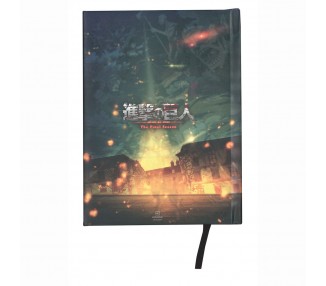 Cuaderno con luz Strugglen Attack on Titans