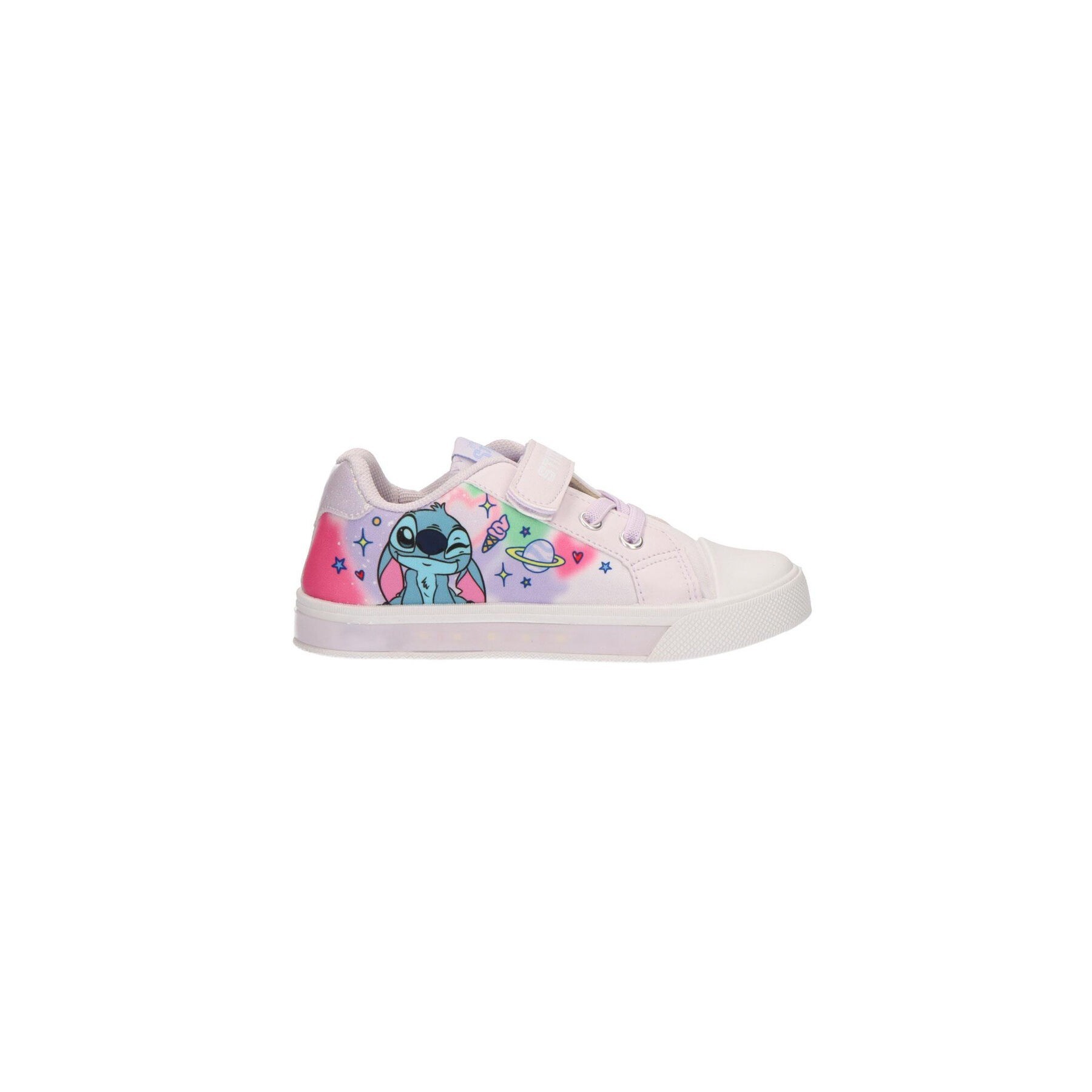 Zapatillas loneta Stitch Disney luces