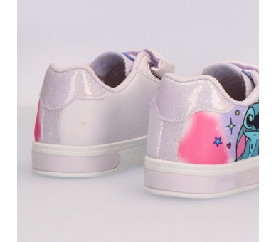 Zapatillas loneta Stitch Disney luces