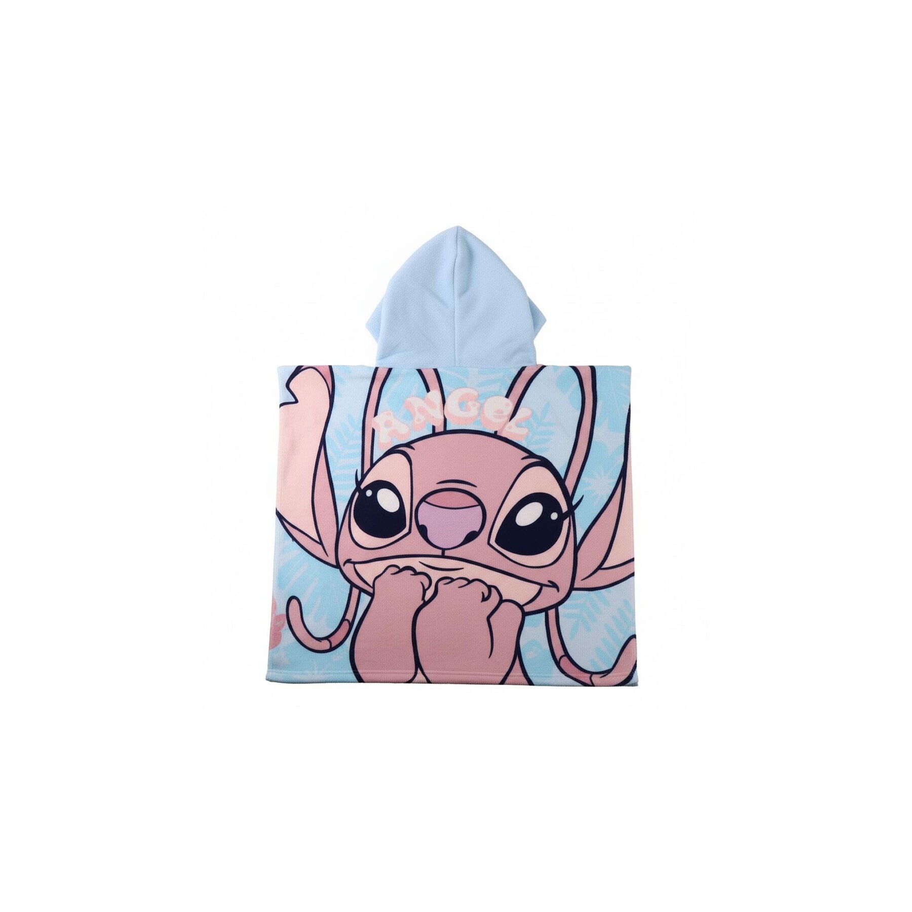 Poncho toalla Stitch Disney microfibra