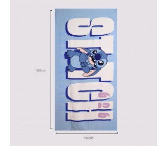 Toalla Stitch Disney microfibra