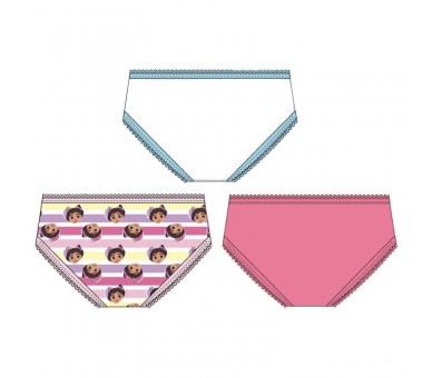 Blister 3 braguitas La casa de Muñecas de Gabby surtido