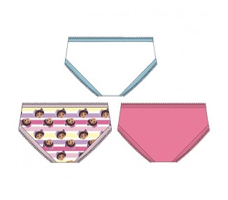 Blister 3 braguitas La casa de Muñecas de Gabby surtido