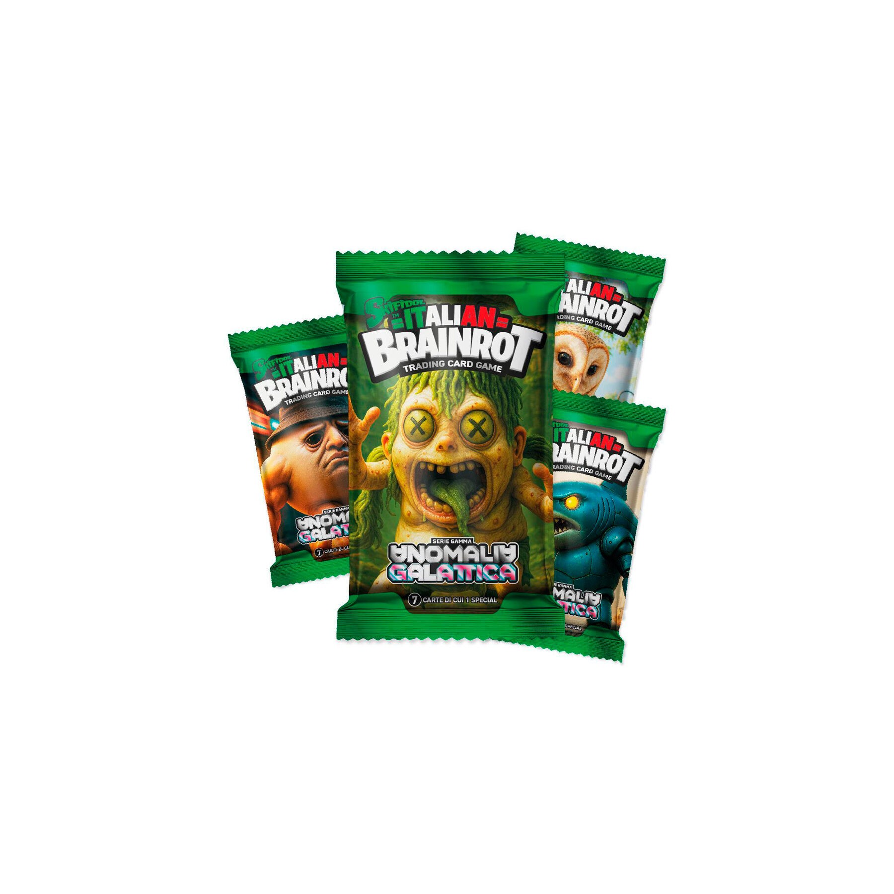 Sobre 7 Cartas coleccionables Anomalia Galactica Serie 3 Italian Brainrot Italiano surtido